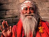 Kathmandu Durbar Square 02 02 Hindu Sadhu Close Up 2 